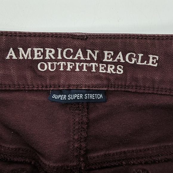 AMERICAN EAGLE Hi-Rise Shortie Denim Jean Shorts - Picture 4 of 7
